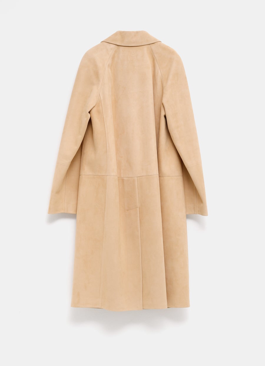 Abrigo de botonadura sencilla