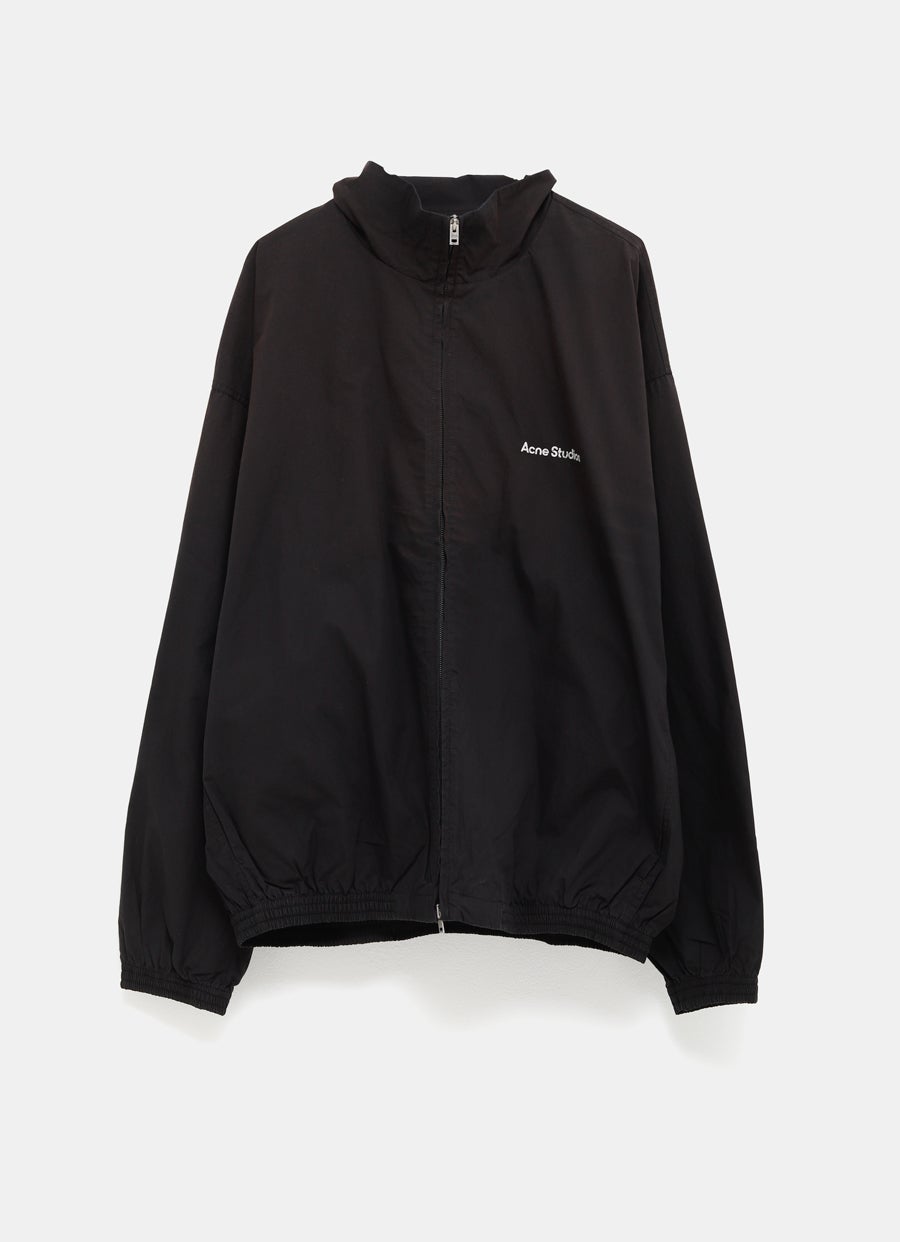 Chaqueta con cremallera y logo para hombre