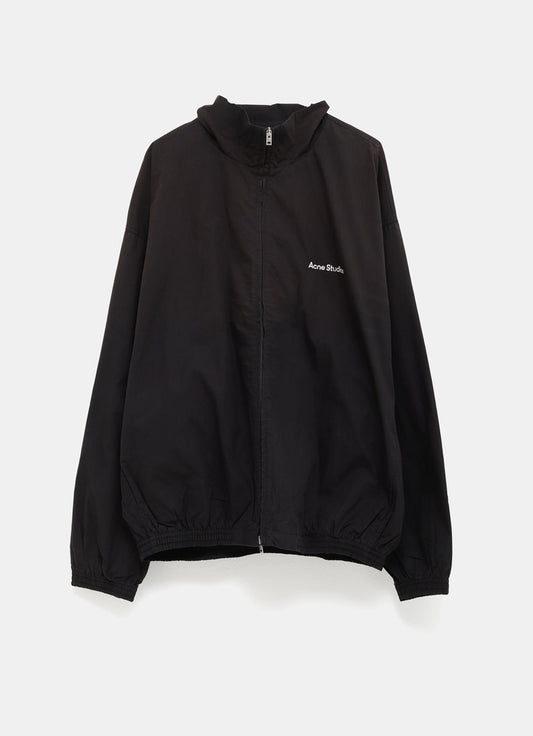 Chaqueta con cremallera y logo para hombre