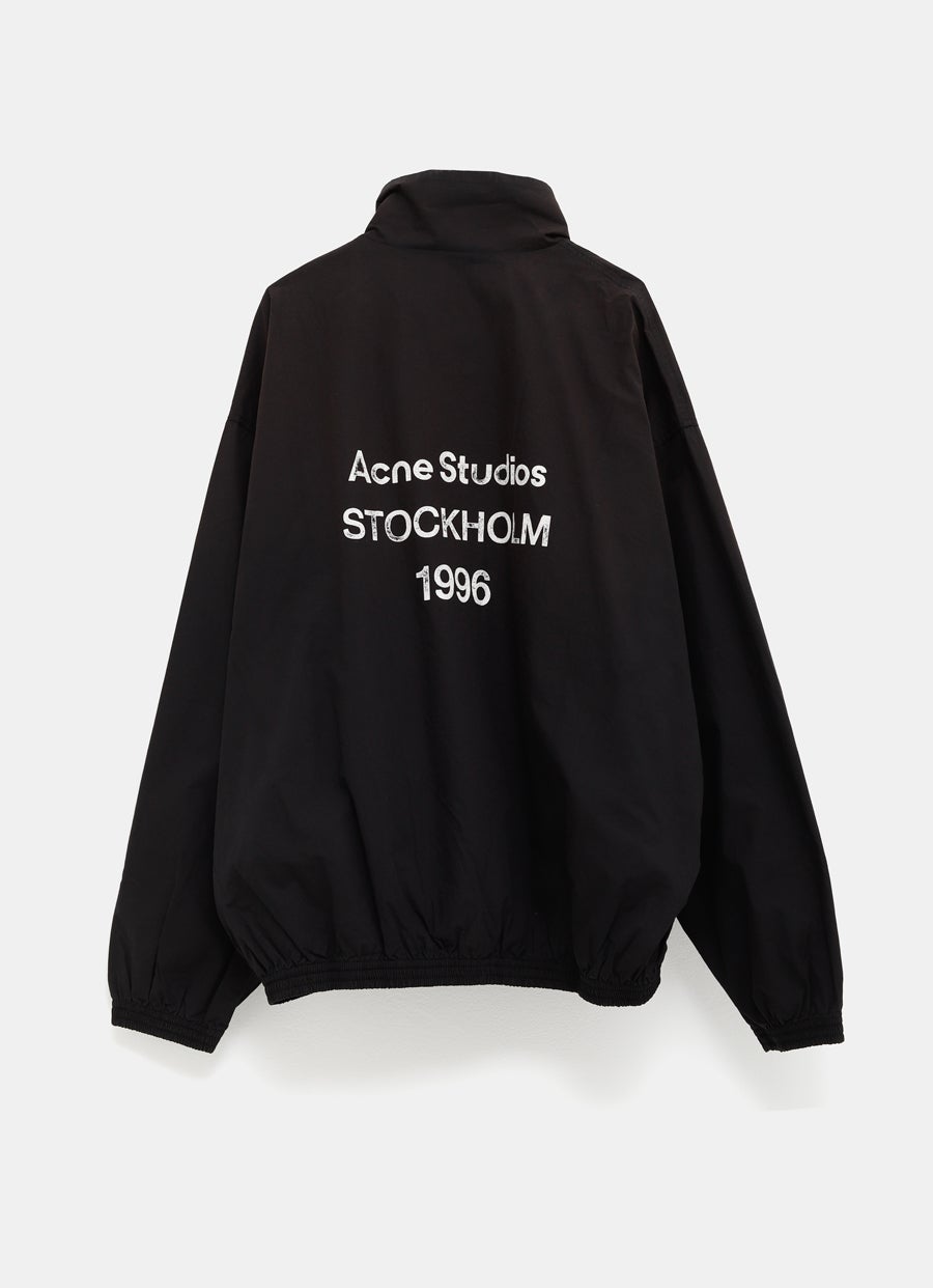 Chaqueta con cremallera y logo para hombre