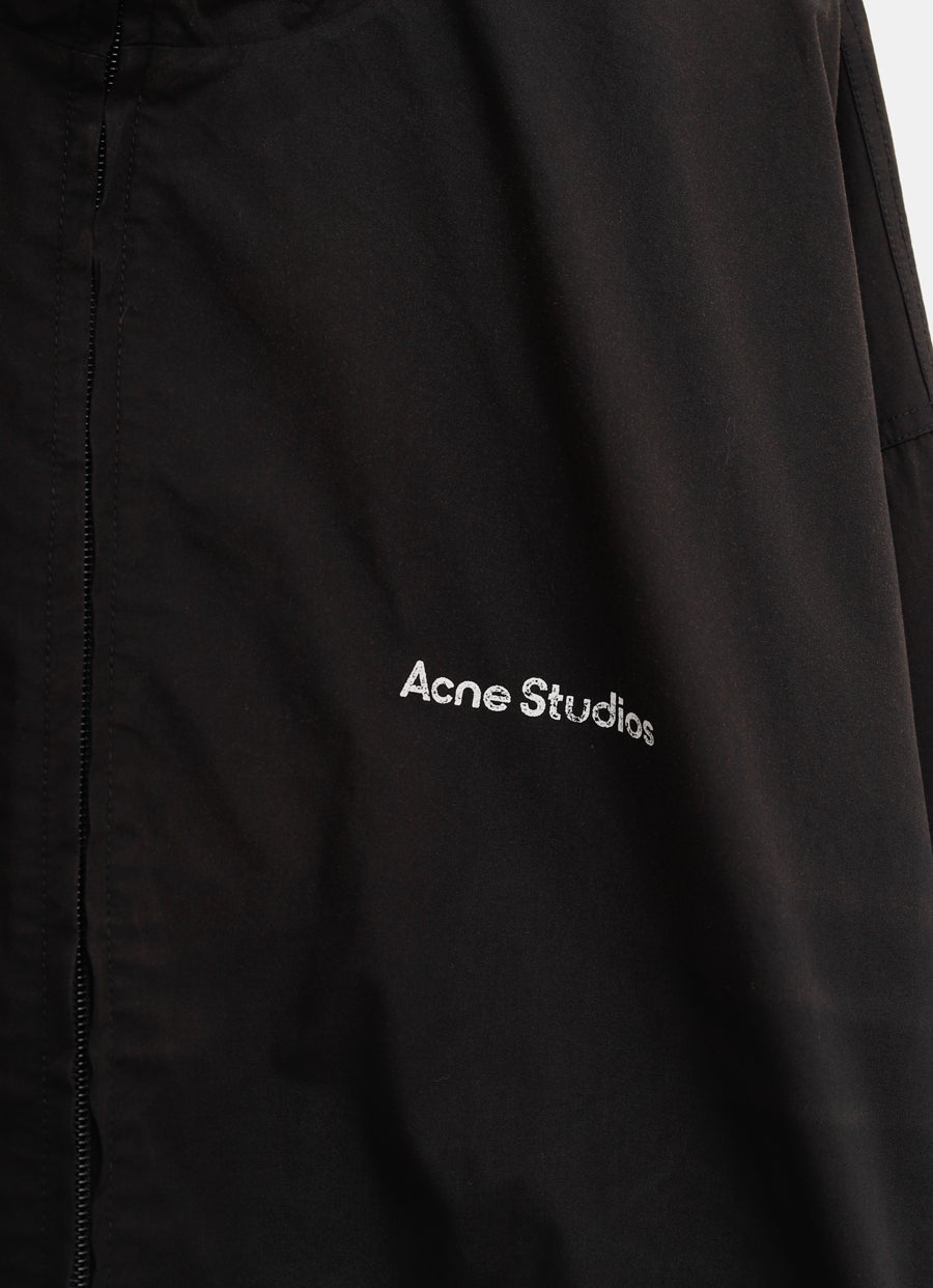 Chaqueta con cremallera y logo para hombre