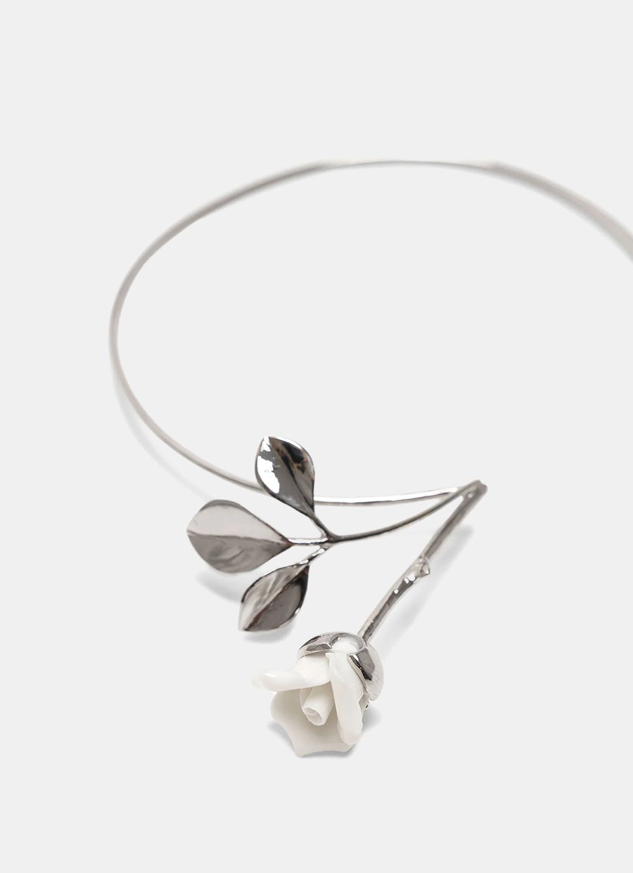 Gargantilla Rosebud Cross