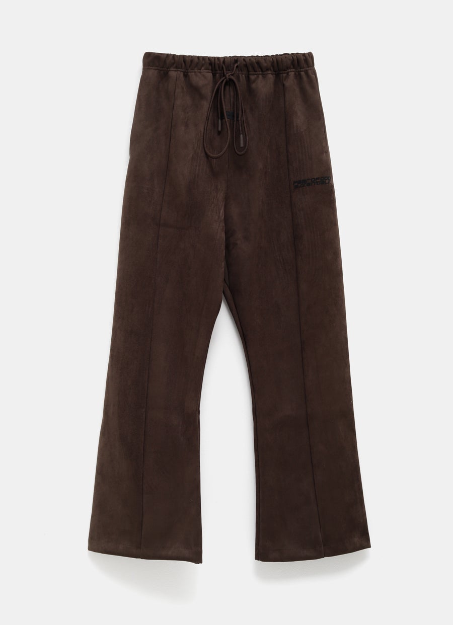 Pantalón de chándal en ante para hombre