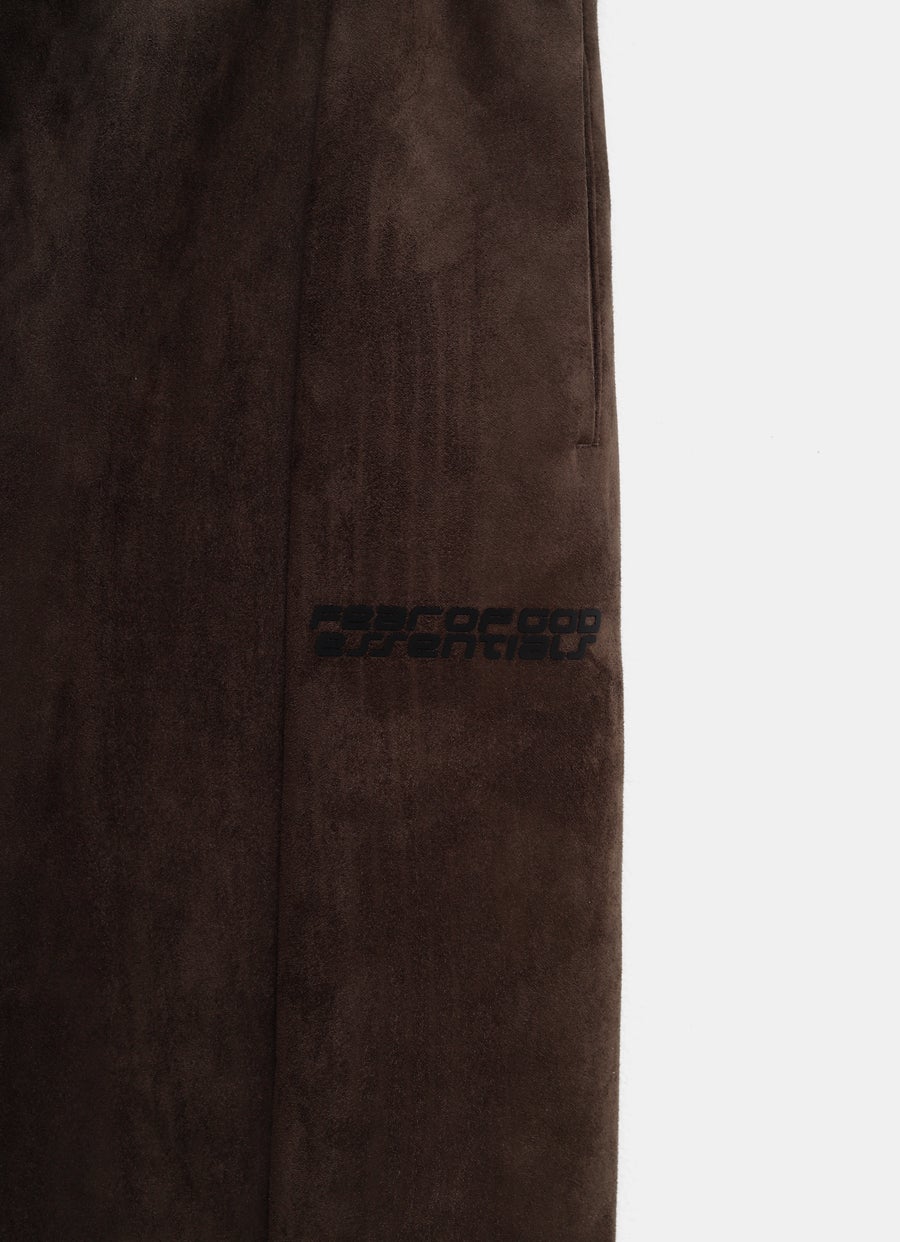 Pantalón de chándal en ante para hombre