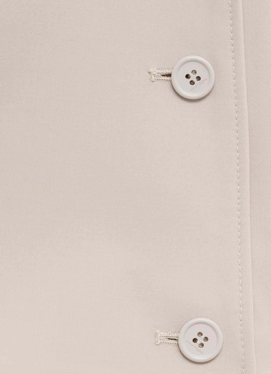 Minifalda-culotte Oblique en polywool