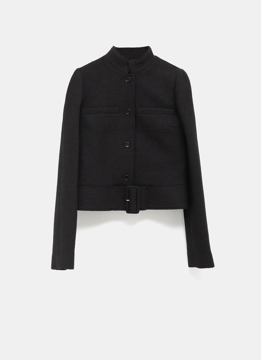 Chaqueta Heritage en tweed con hebilla