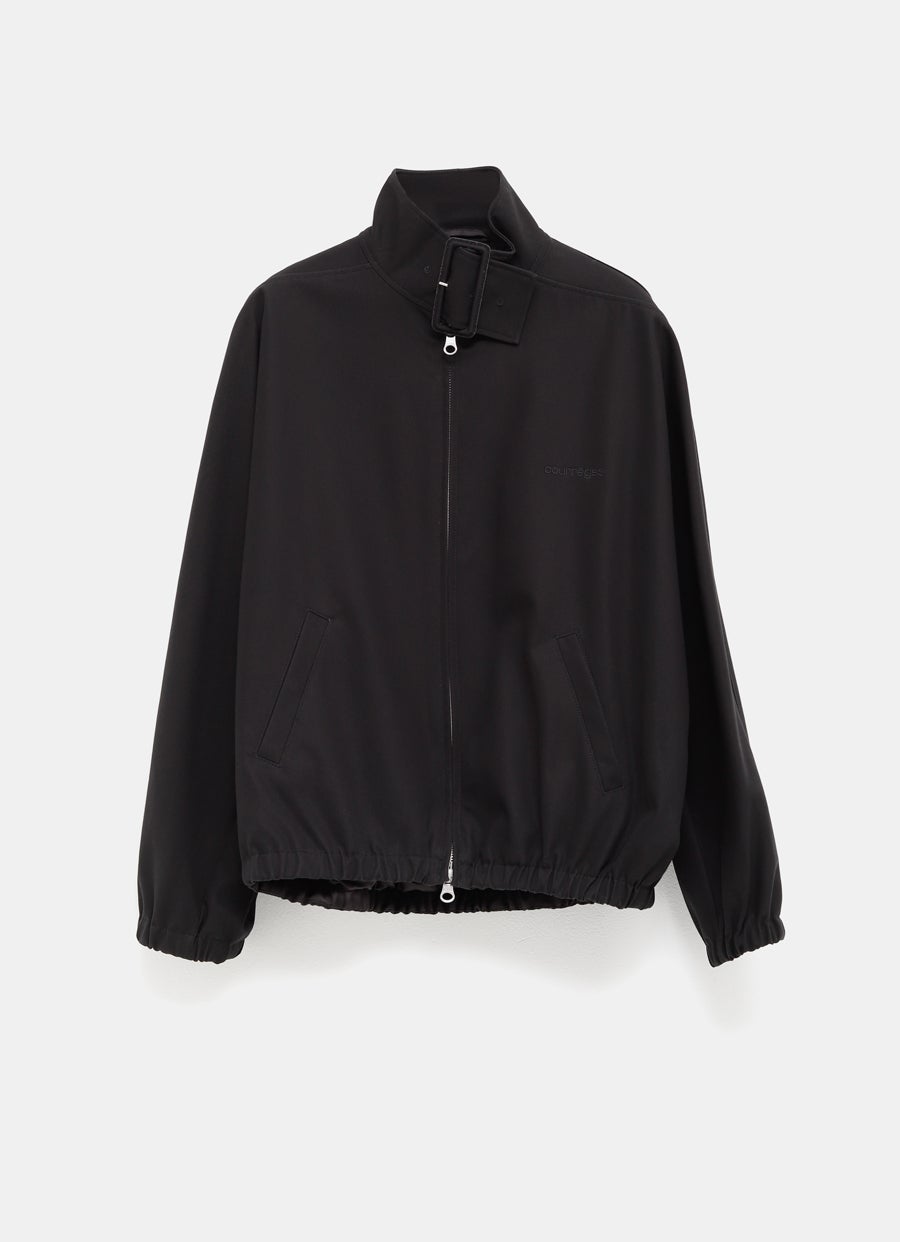 Chaqueta bomber con hebilla