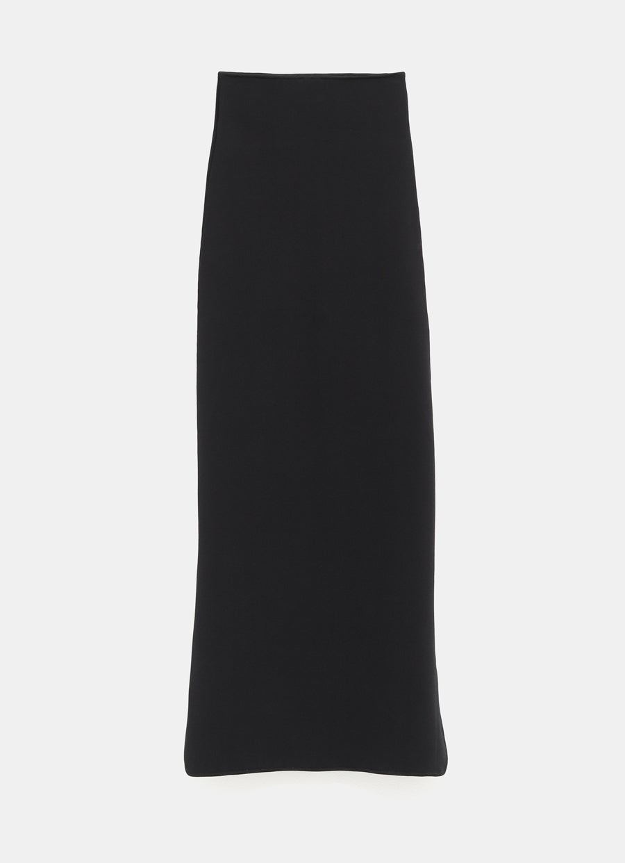 Falda larga de punto Circle Edged