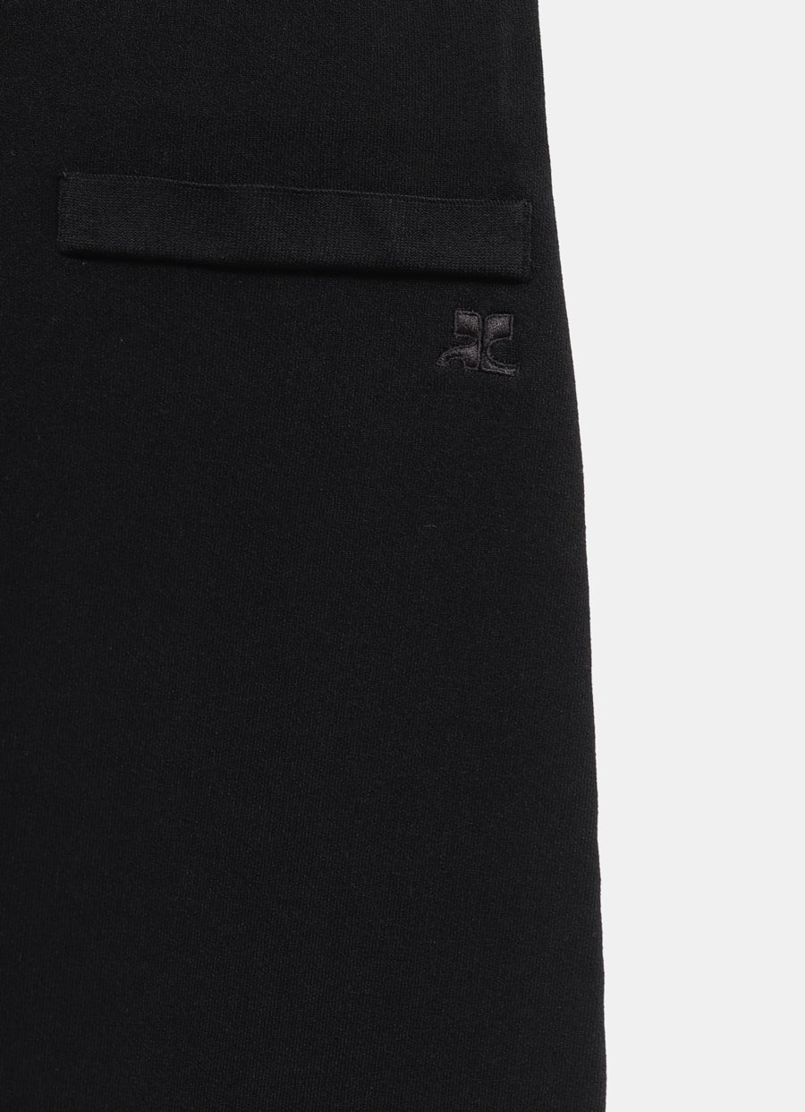 Falda larga de punto Circle Edged