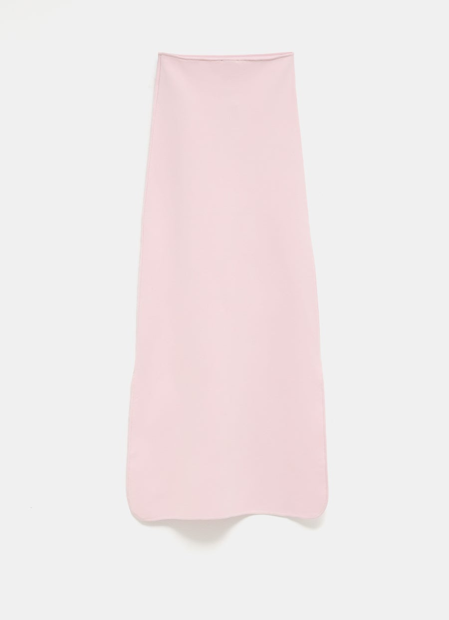 Falda larga de punto Circle Edged