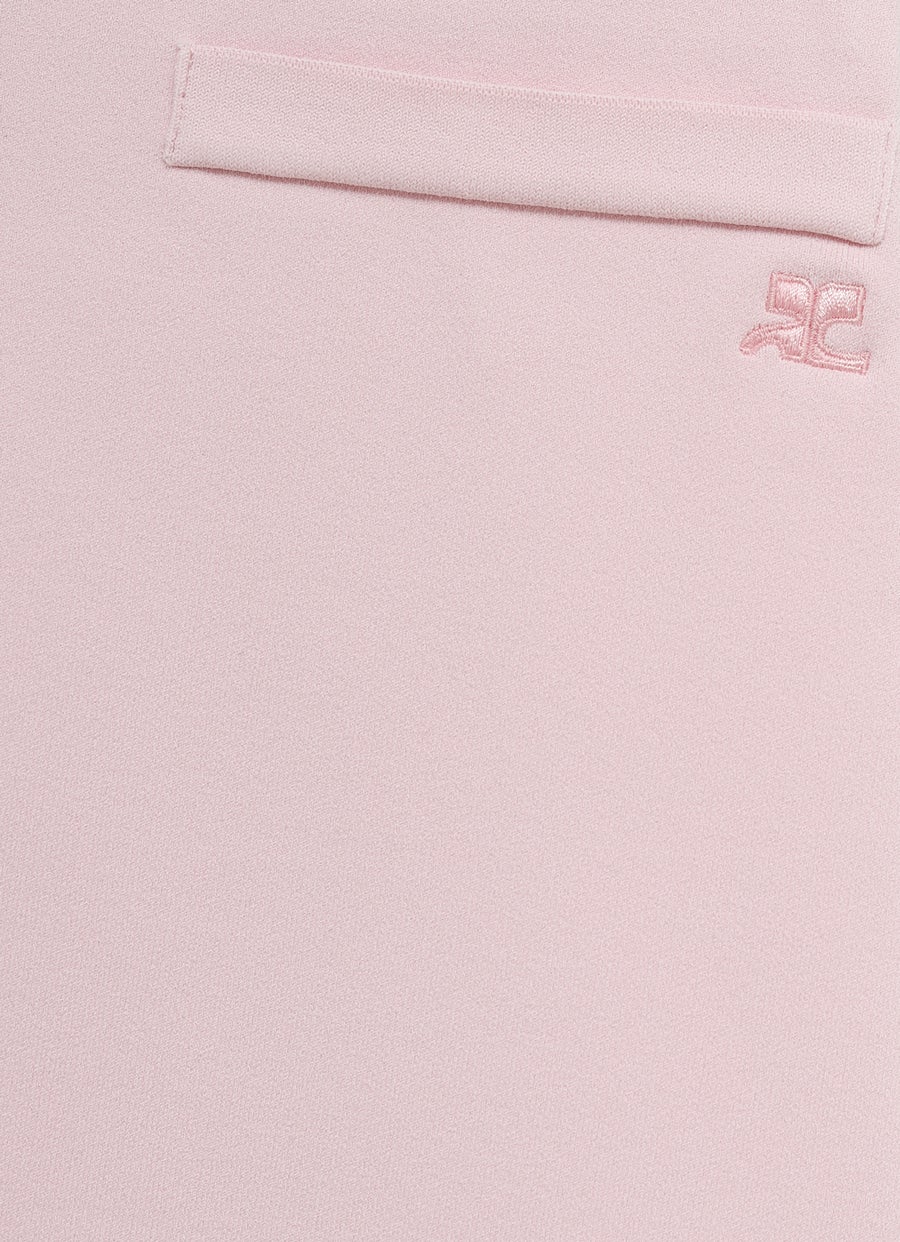 Falda larga de punto Circle Edged