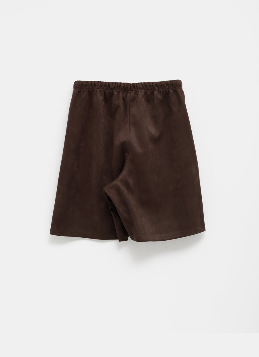 Pantalón corto de ante para hombre