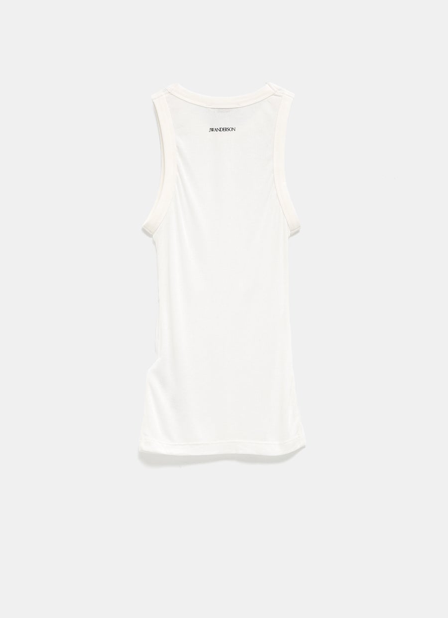 Top semi transparente para mujer