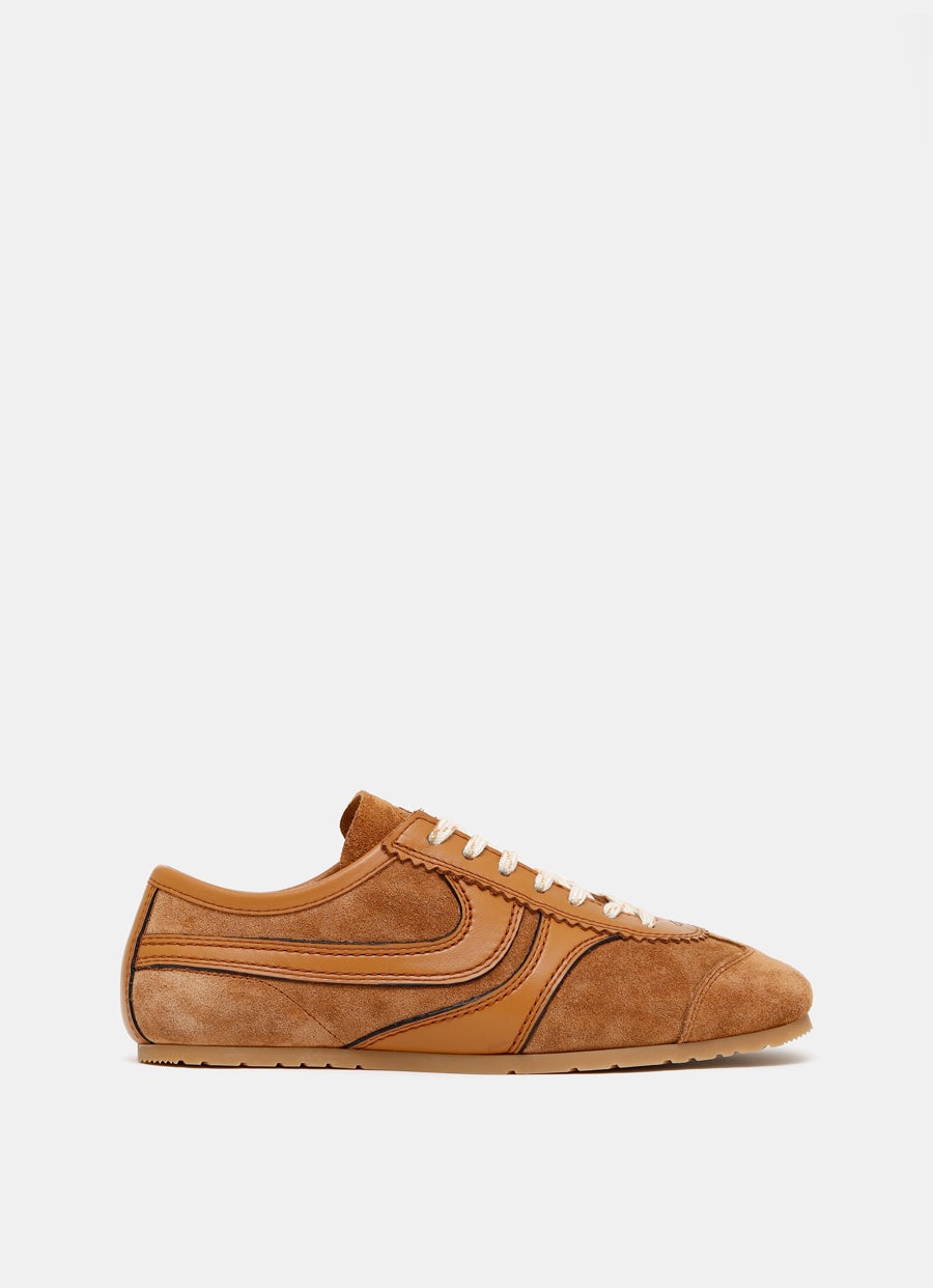 Zapatilla de ante