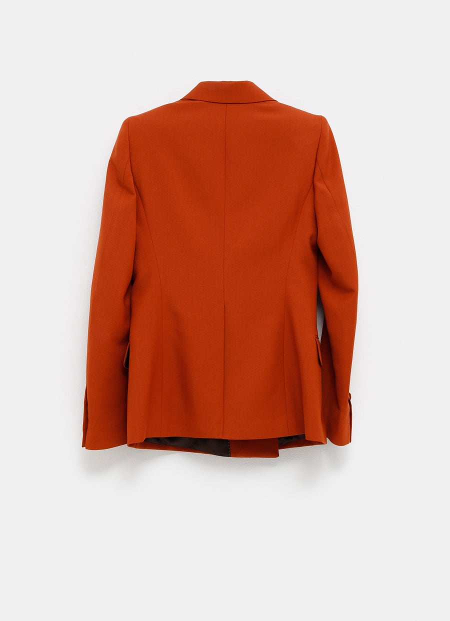 Chaqueta cruzada de lana
