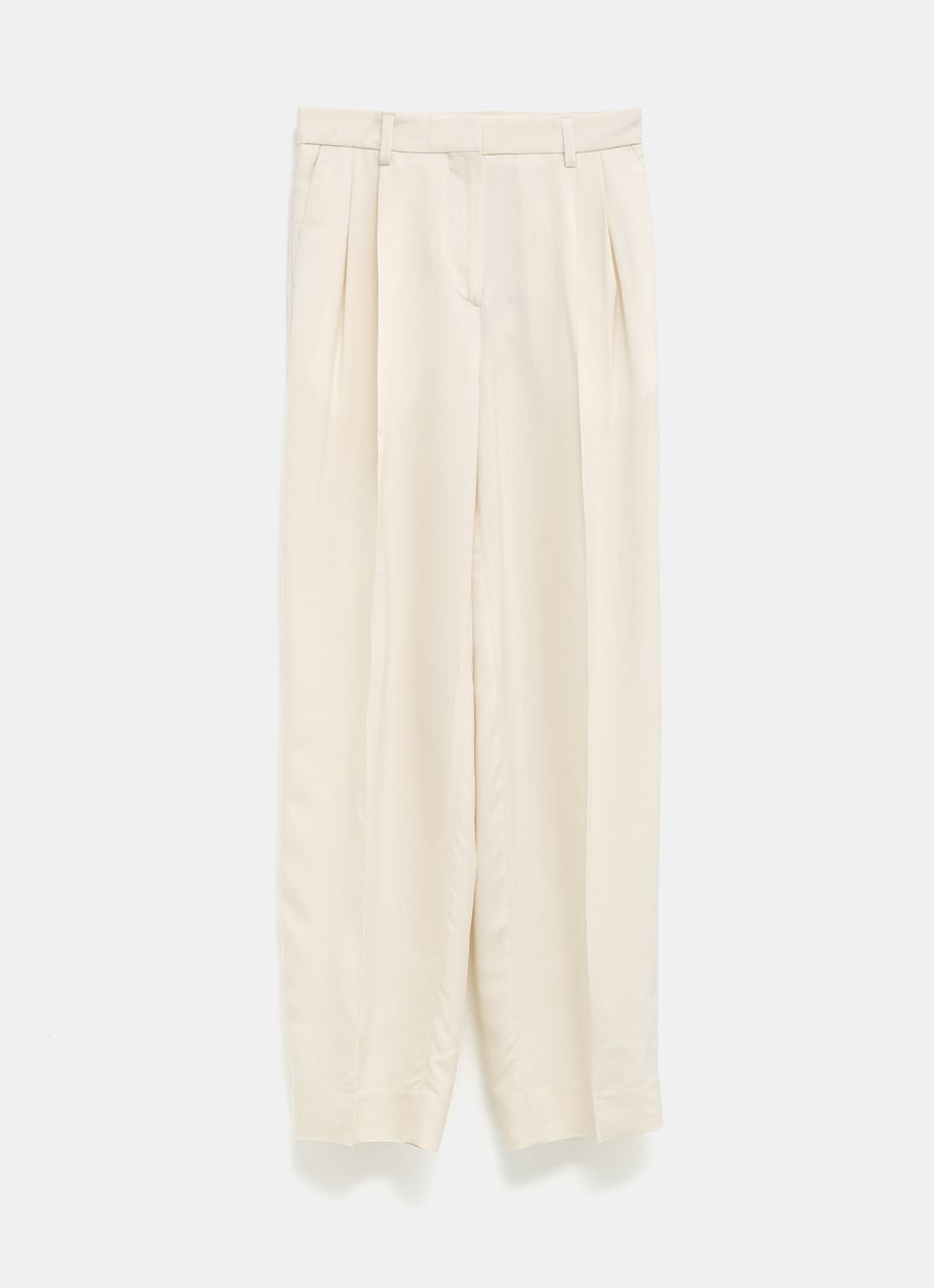 Pantalón fluido con doble pinza