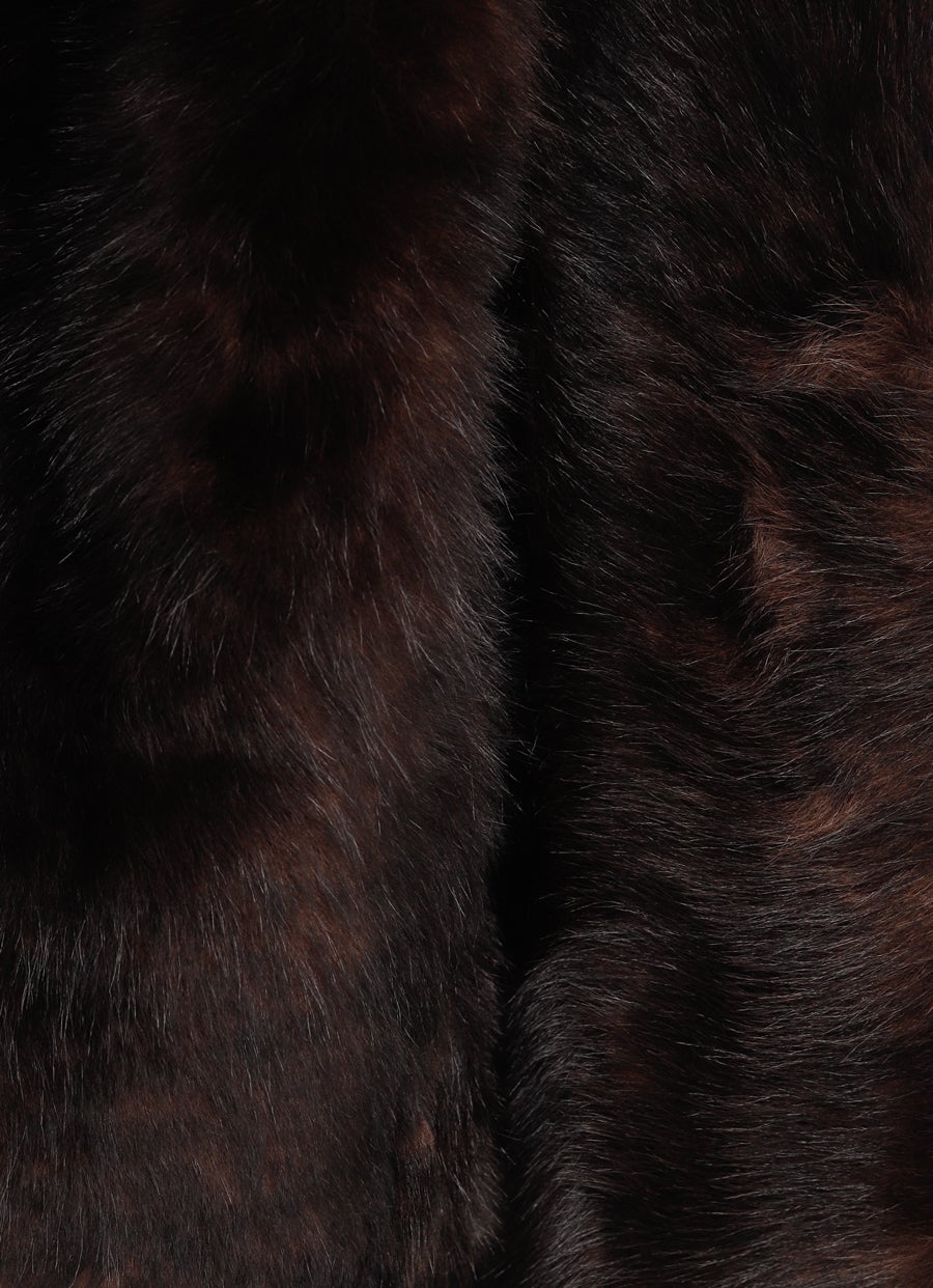 Chaqueta de pelo de borrego suave