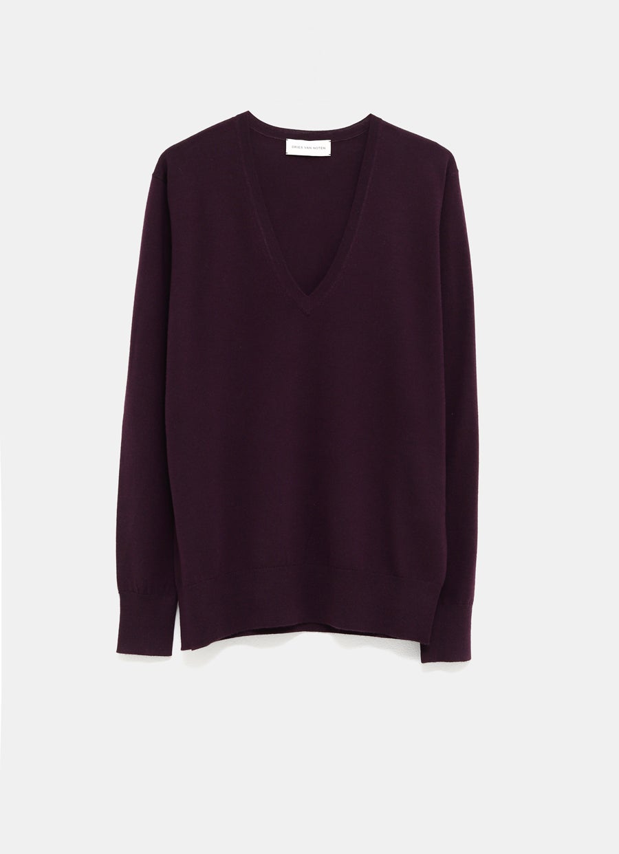 Jersey con cuello de pico