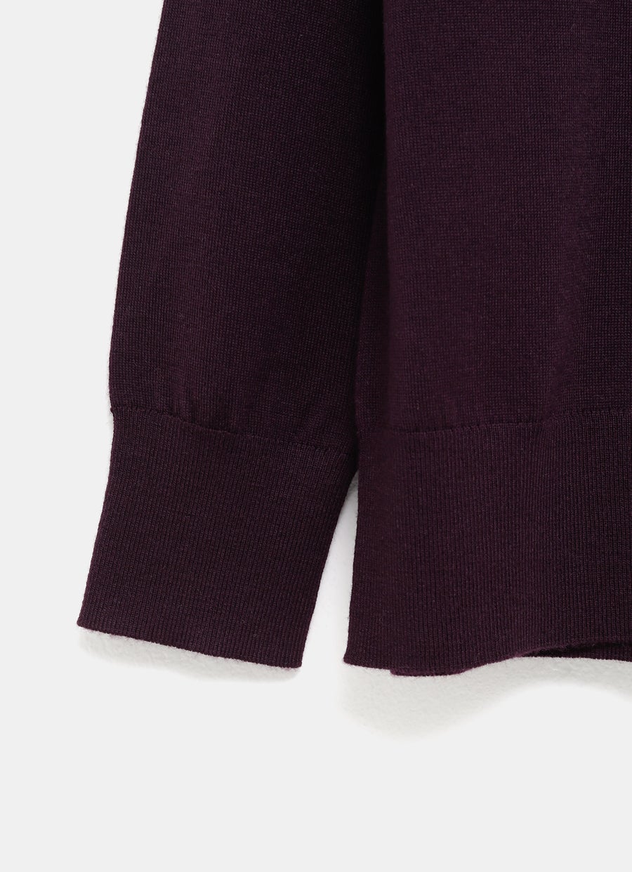 Jersey con cuello de pico