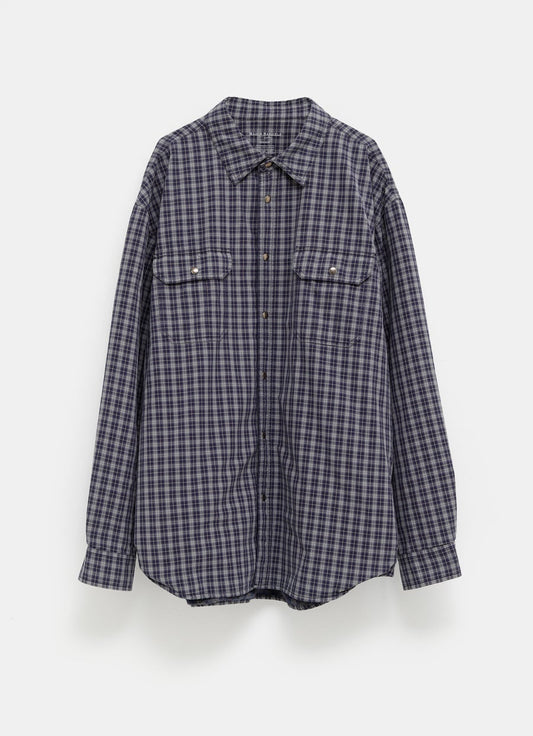 Camisa acolchada reversible para hombre