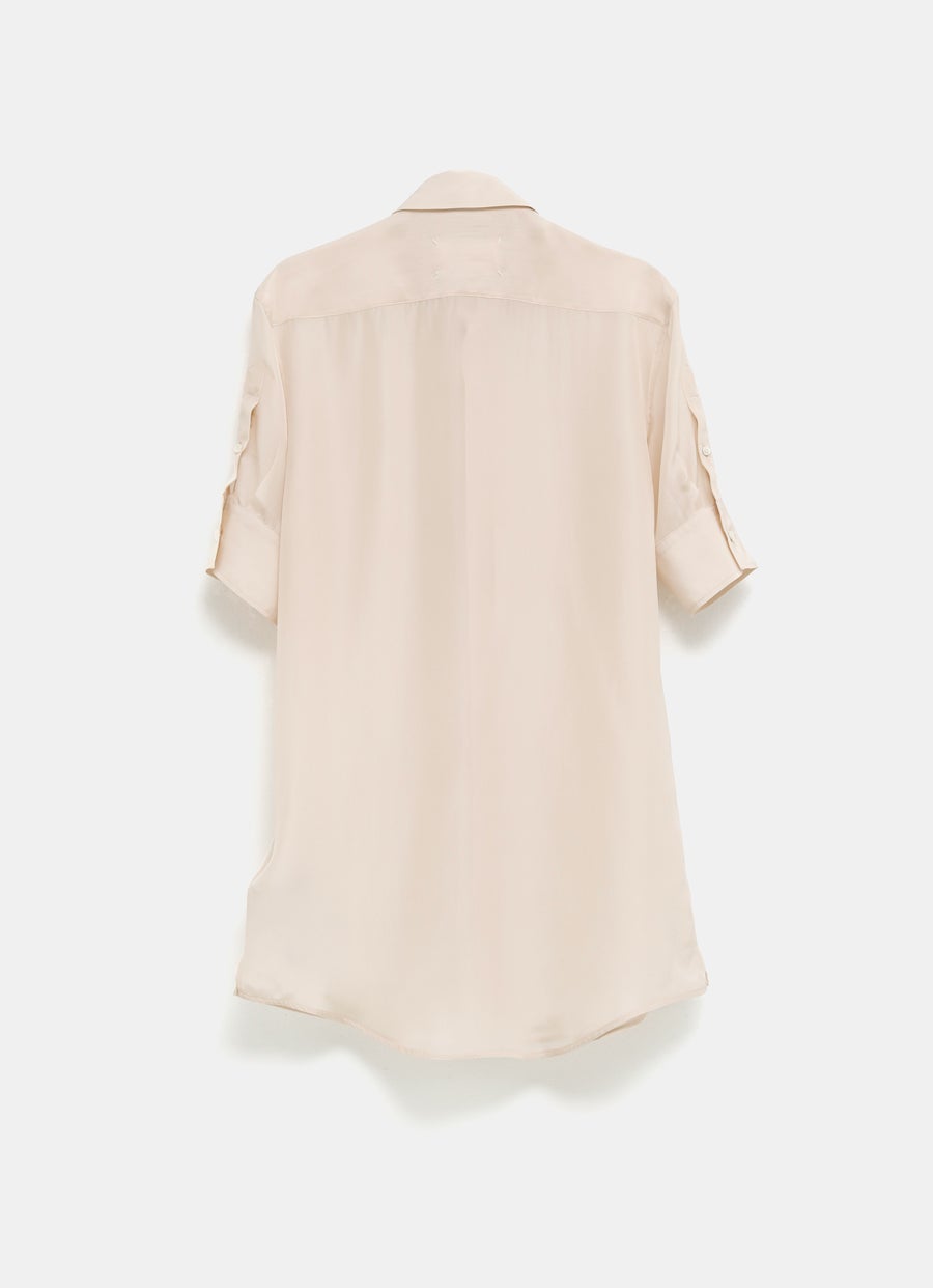 Camisa de seda para hombre
