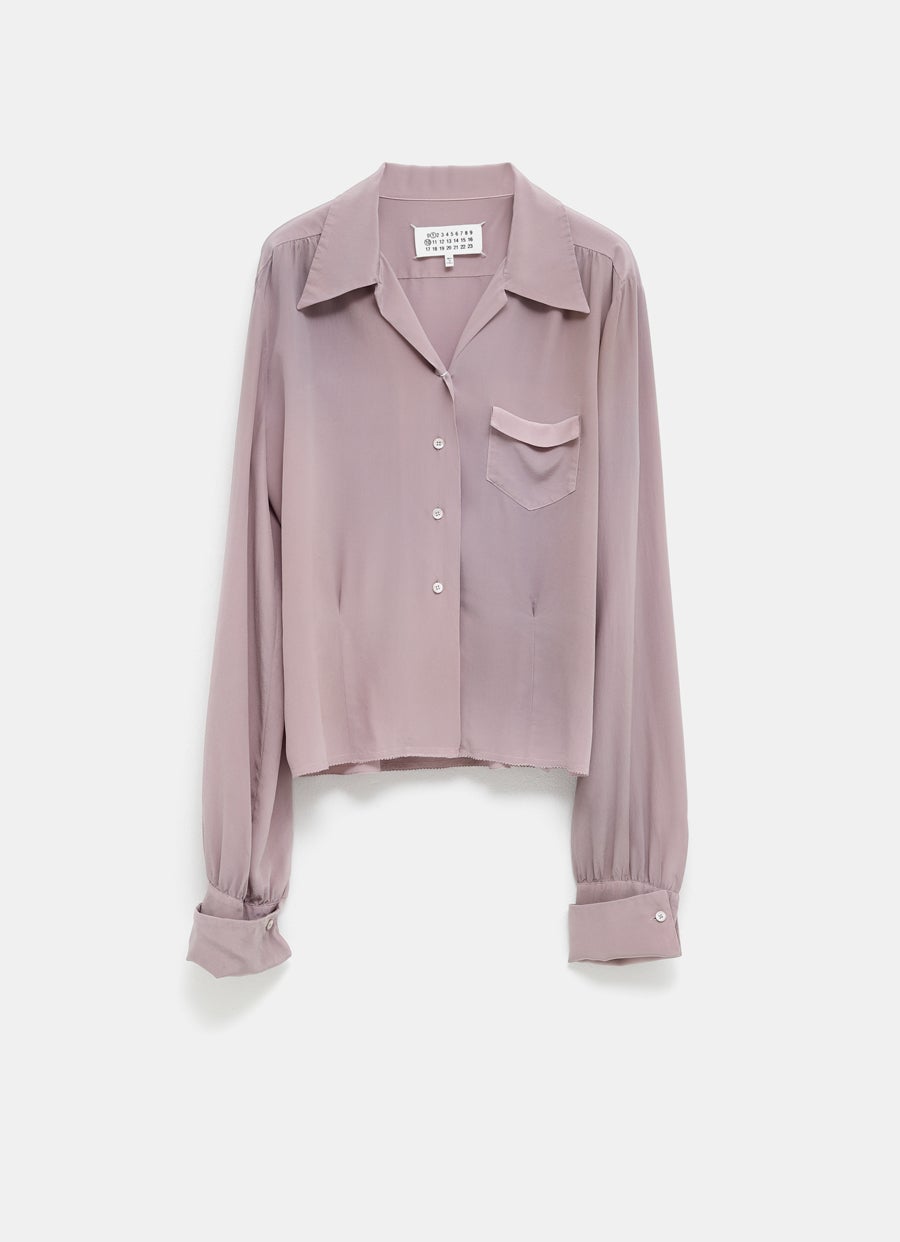 Camisa de seda para mujer