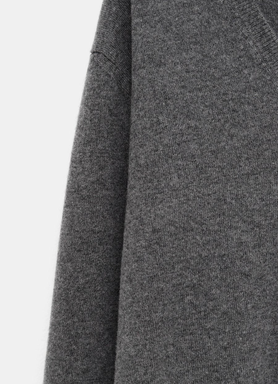 Top de punto tipo polo para mujer