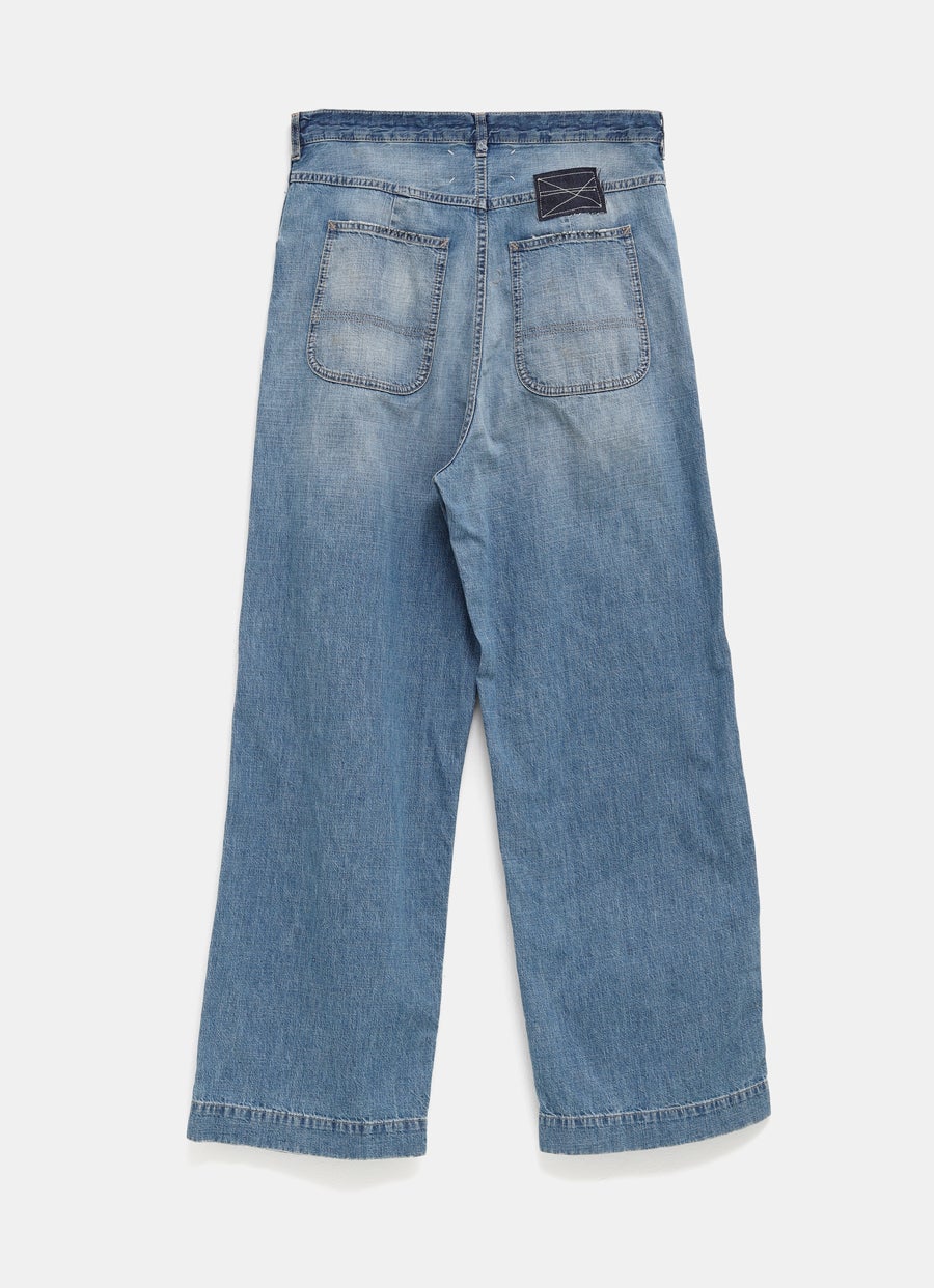 Vaqueros de pernera ancha para mujer