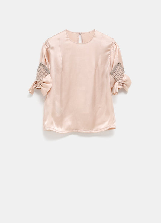 Top de manga corta para mujer