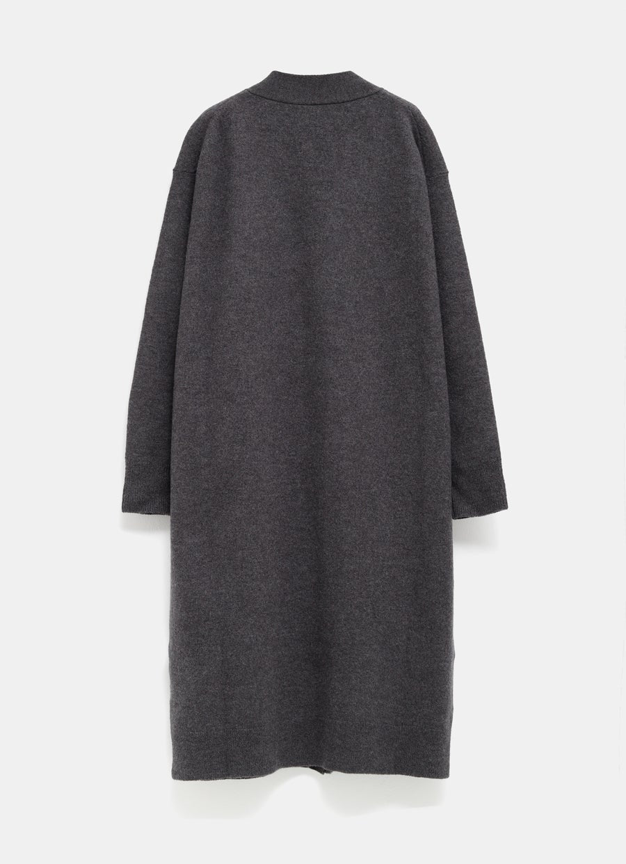 Cárdigan largo con cuello V