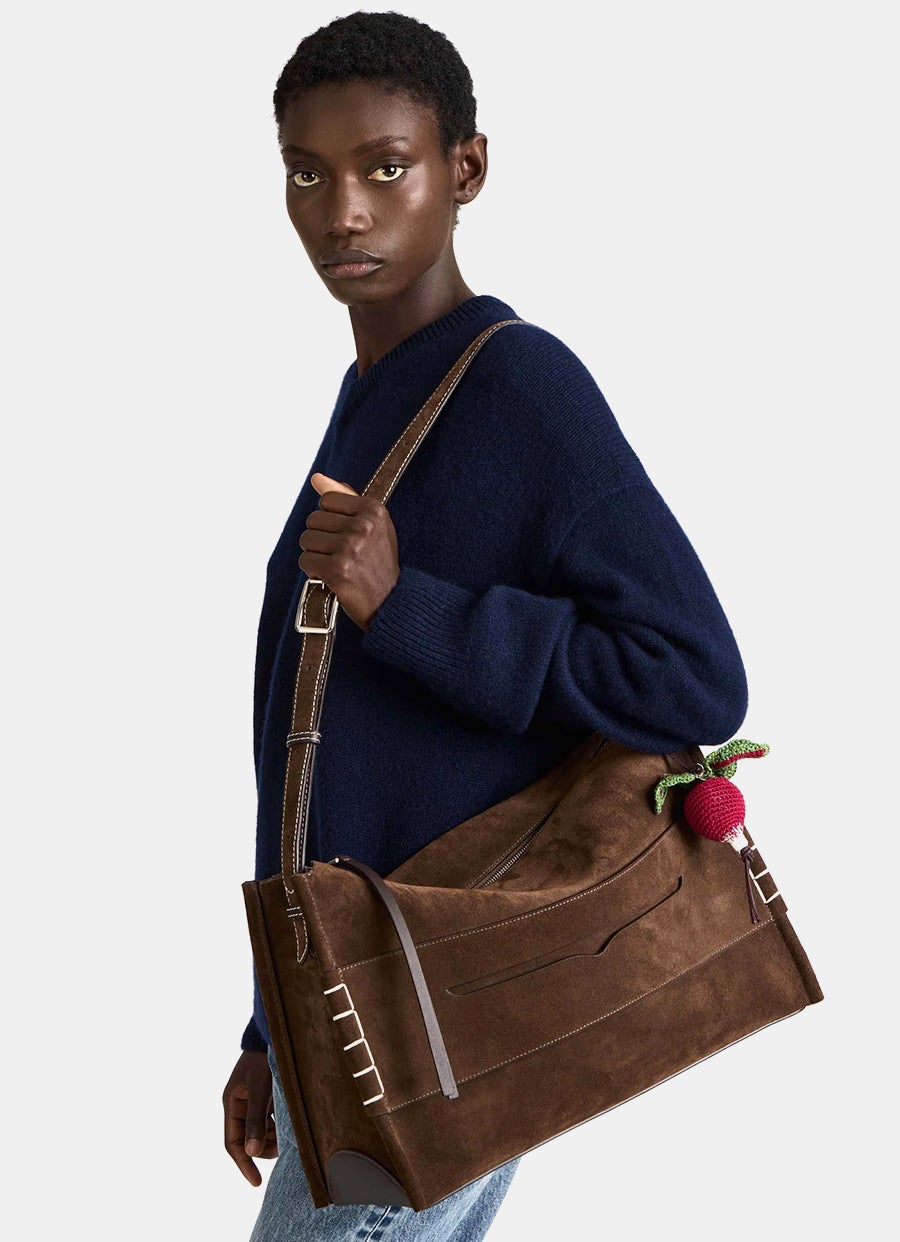 Colgante de rábano tejido a mano