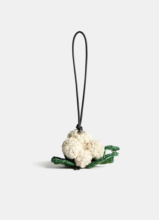 Colgante de coliflor tejido a mano