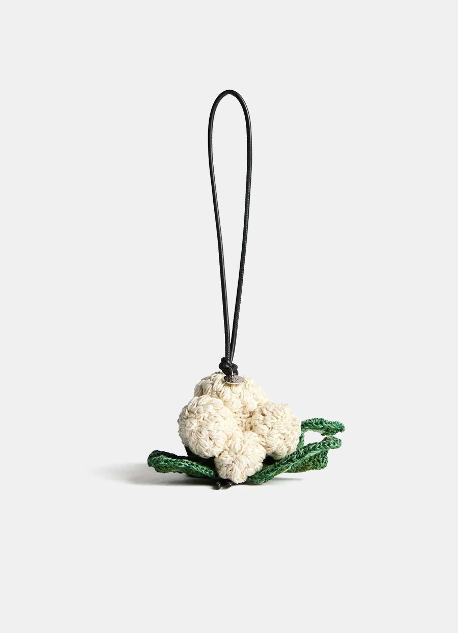 Colgante de coliflor tejido a mano