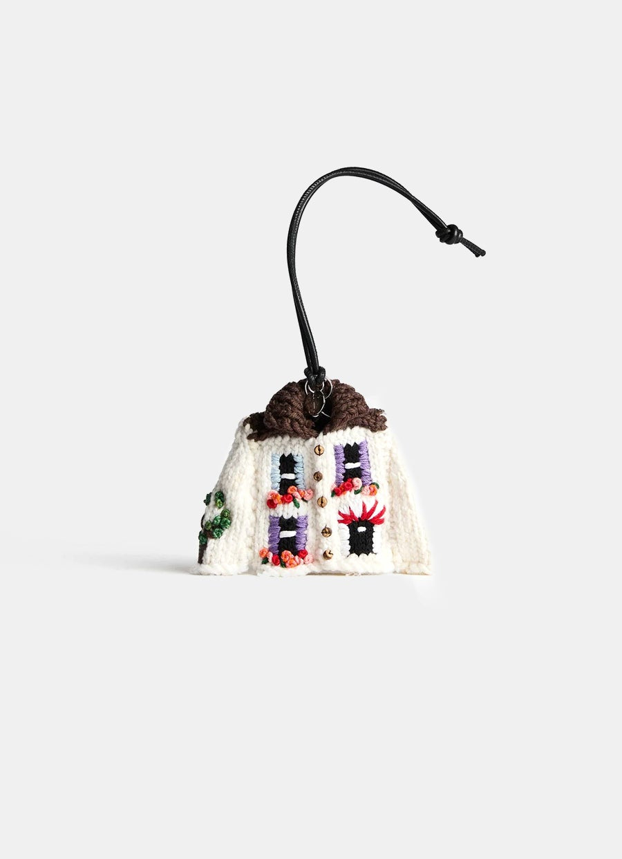 Charm cárdigan casita de punto