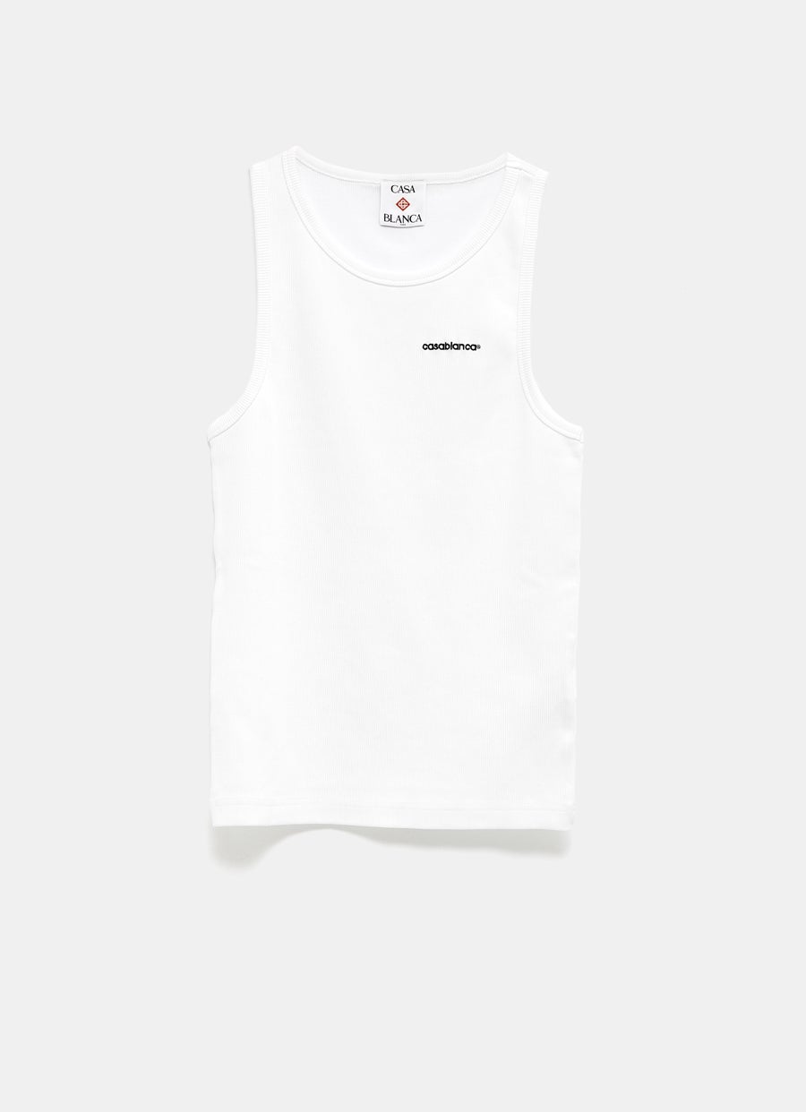 Camiseta sin mangas de canalé