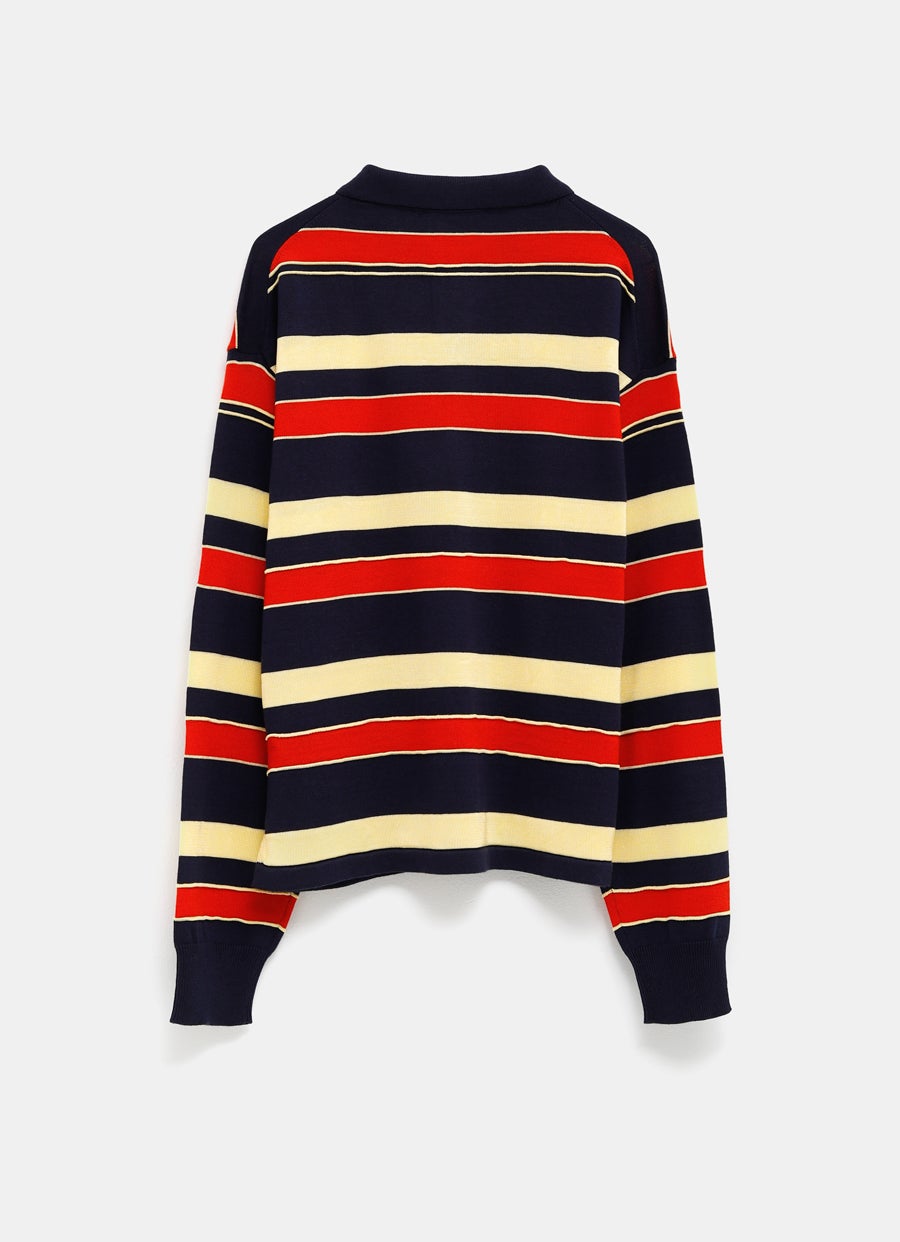 Polo de rugby a rayas para hombre