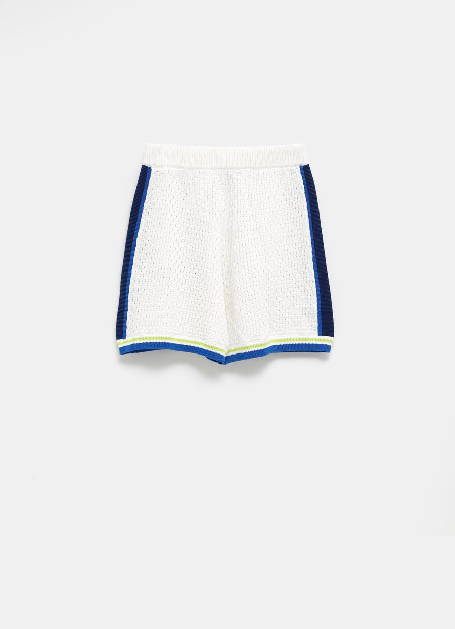 Pantalón corto de crochet