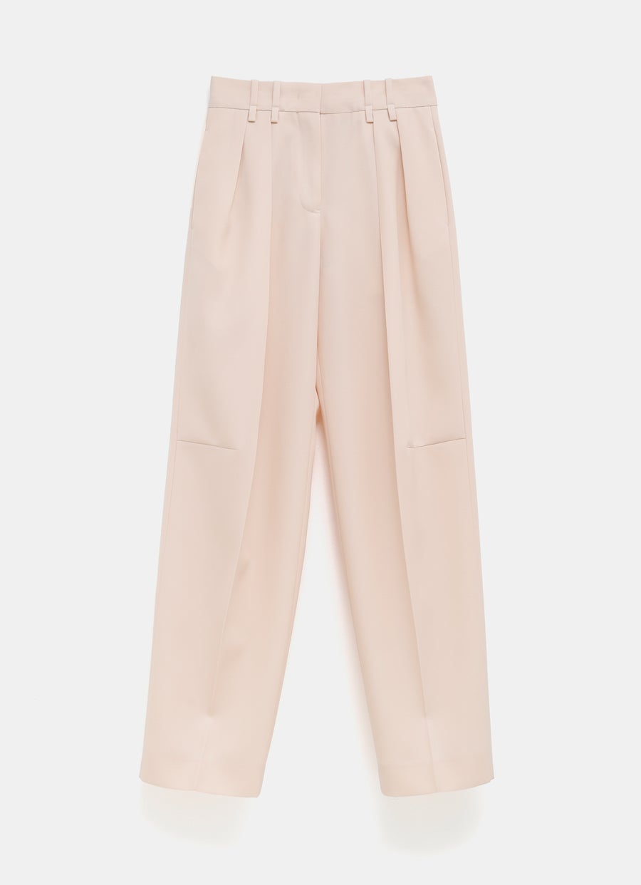 Pantalón de gabardina de lana