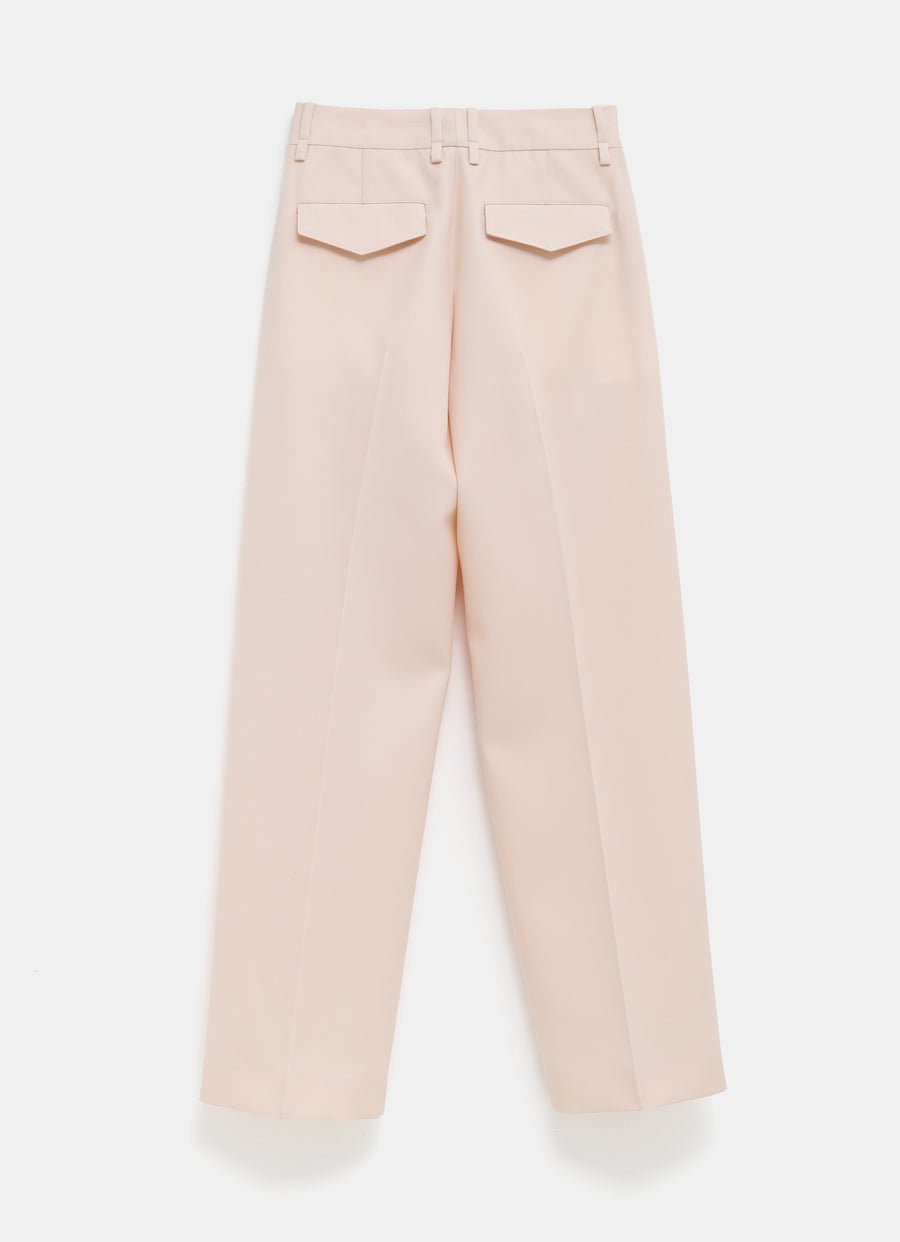 Pantalón de gabardina de lana