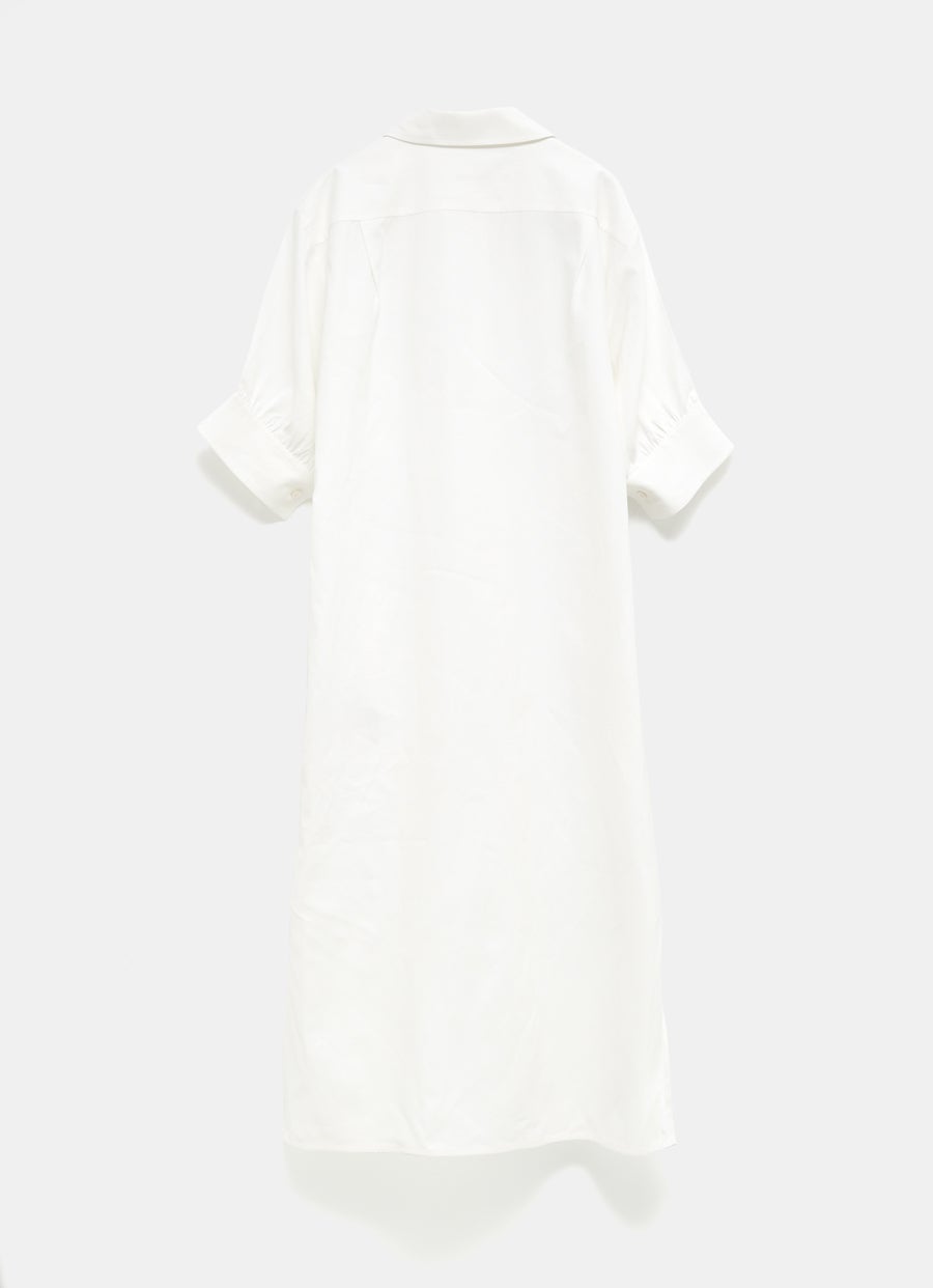 Vestido camisero de lino