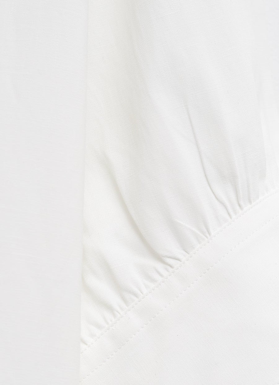 Vestido camisero de lino