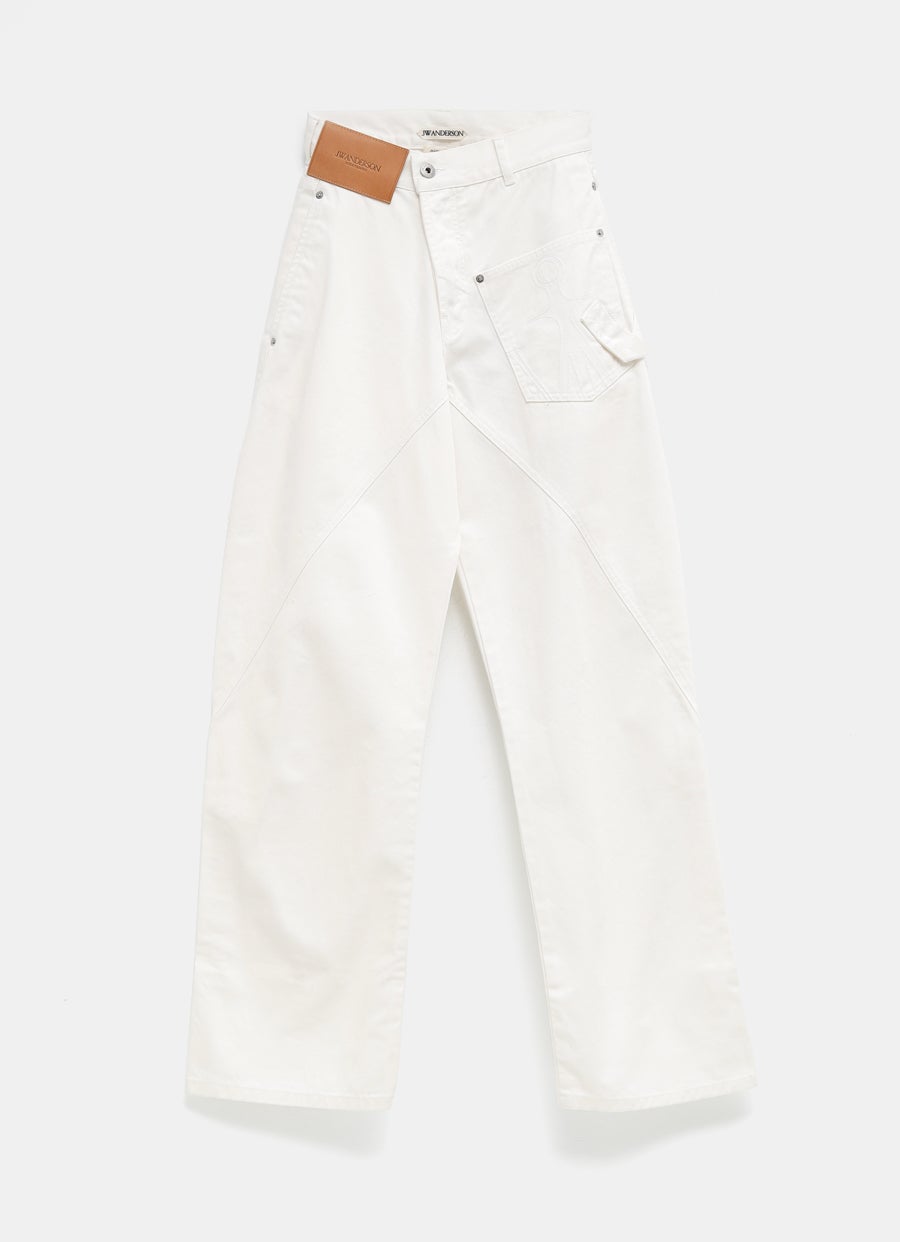 Pantalón vaquero Twisted Workwear para mujer