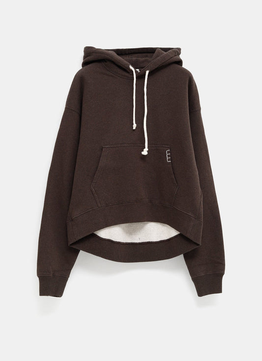 Sudadera con bajo irregular para mujer