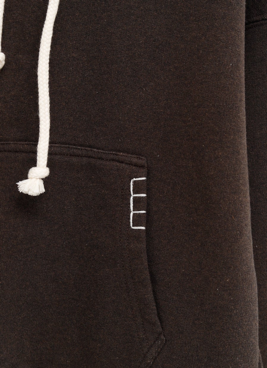 Sudadera con bajo irregular para mujer