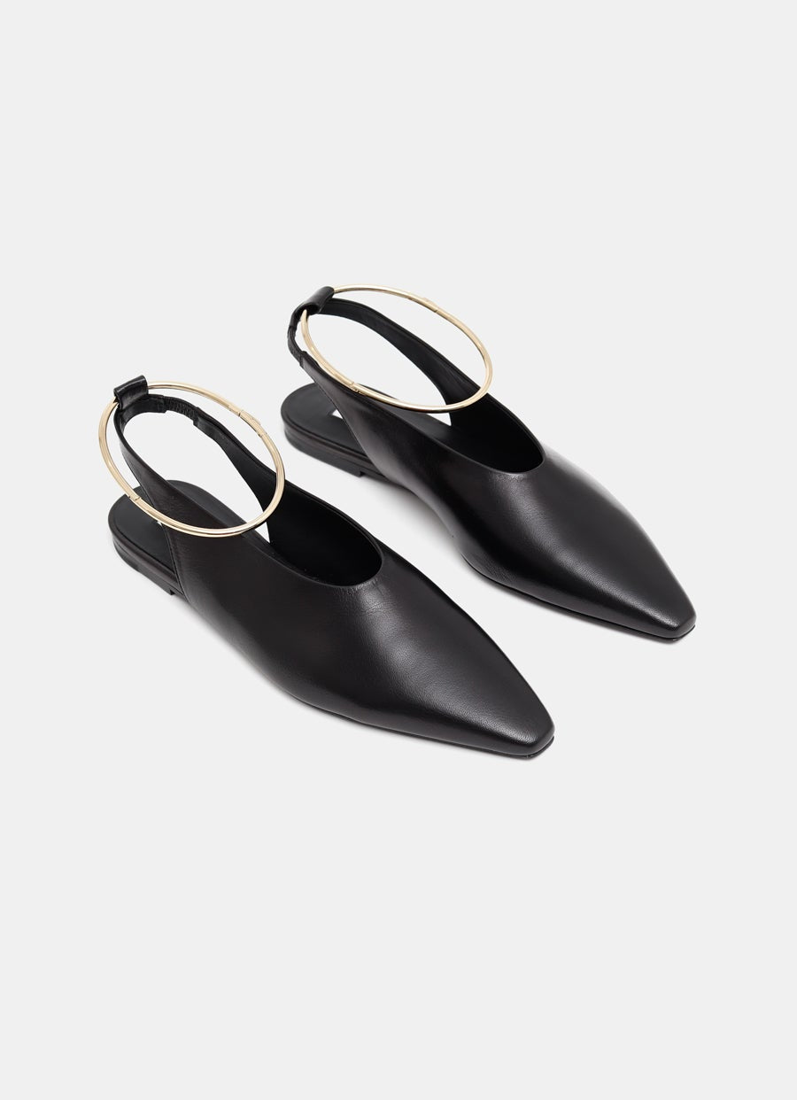 Mules de tacón bajo