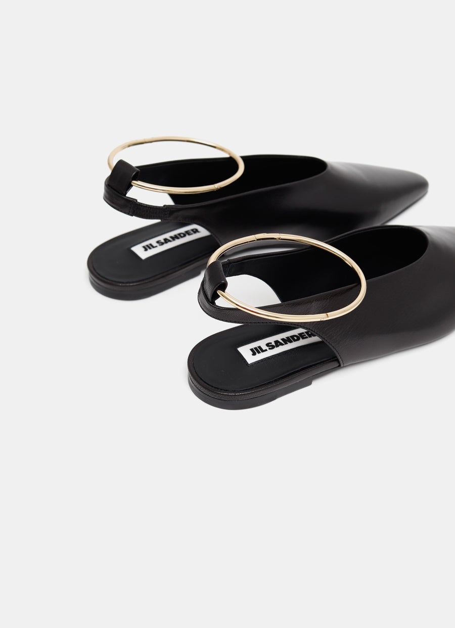 Mules de tacón bajo