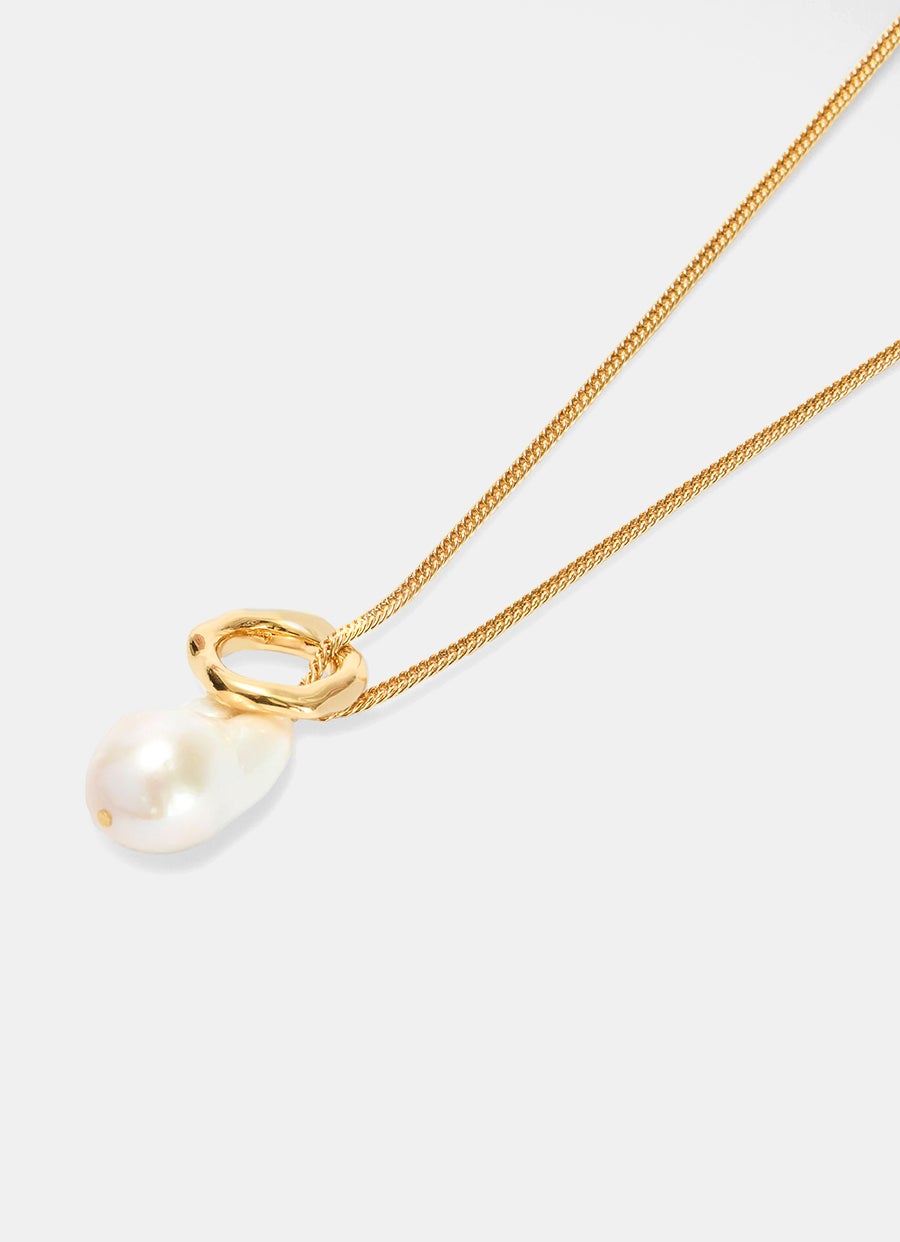 Cadena con colgante de perla