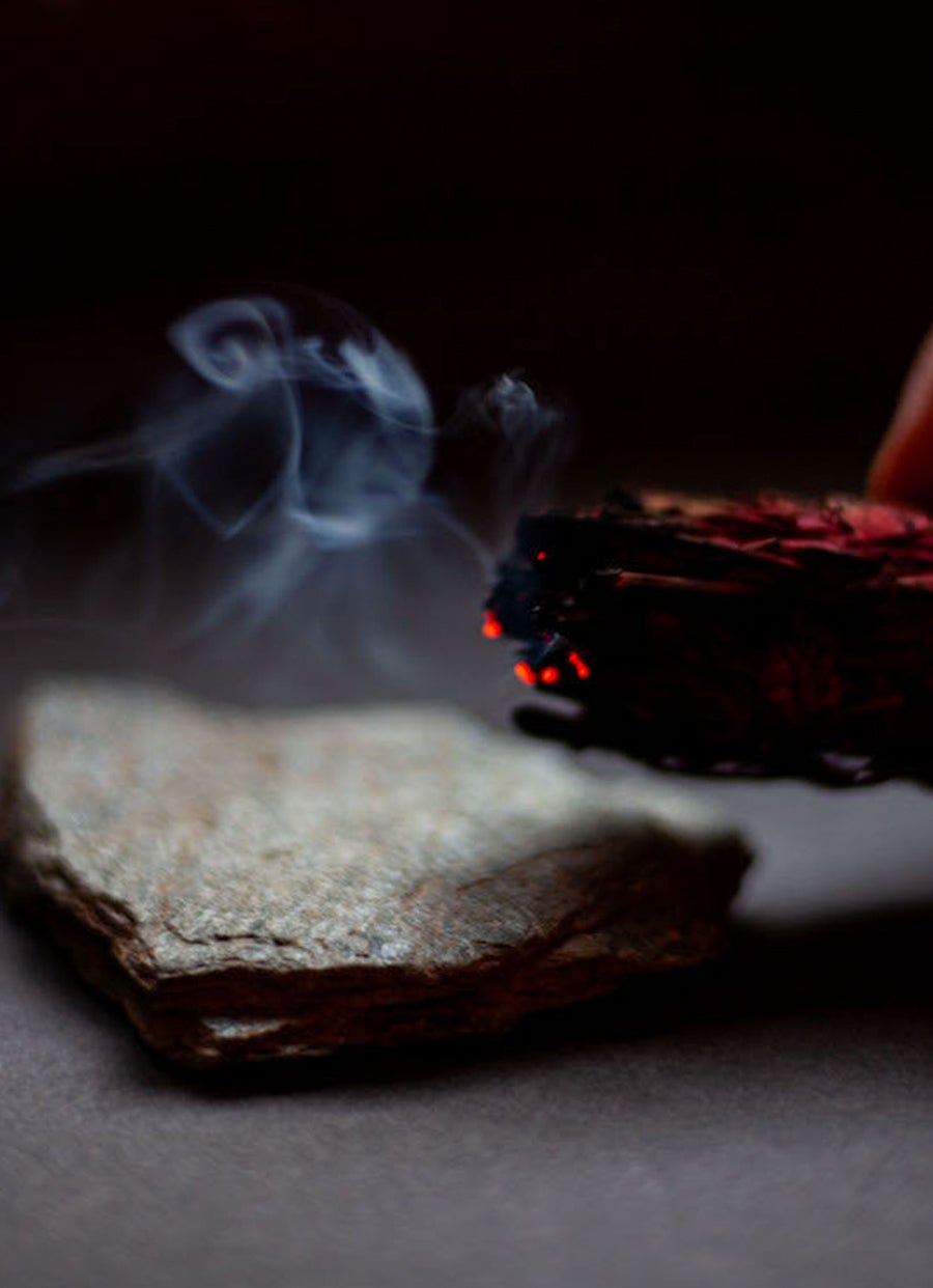 Ramillete de cedro y resina de drago