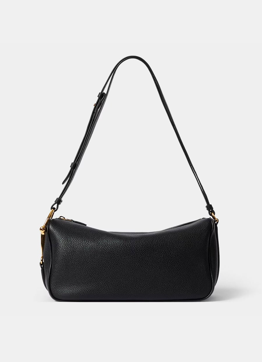 Bolso de hombro Half Horsebit mediano