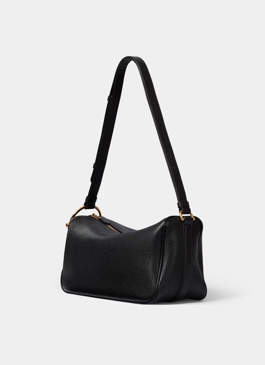 Bolso de hombro Half Horsebit mediano